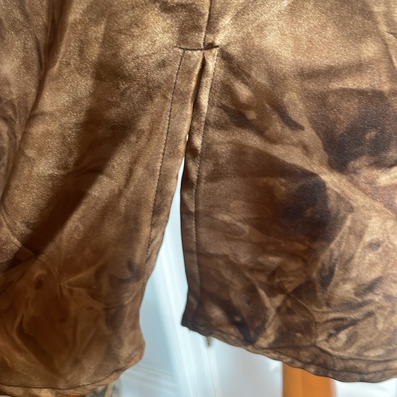 Y2K Xhilaration slip dress lace sequins beads embellished brown Adjustable XL - Picture 8 of 13